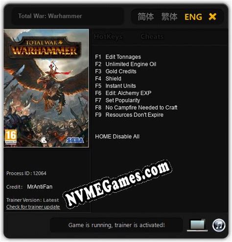 warhammer total war cheats|Total War: WARHAMMER Cheats & Trainers for PC .